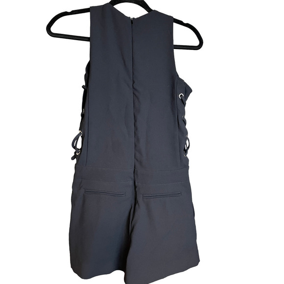 IRO Moltani Crepe Lace-Up Romper - Picture 4 of 16